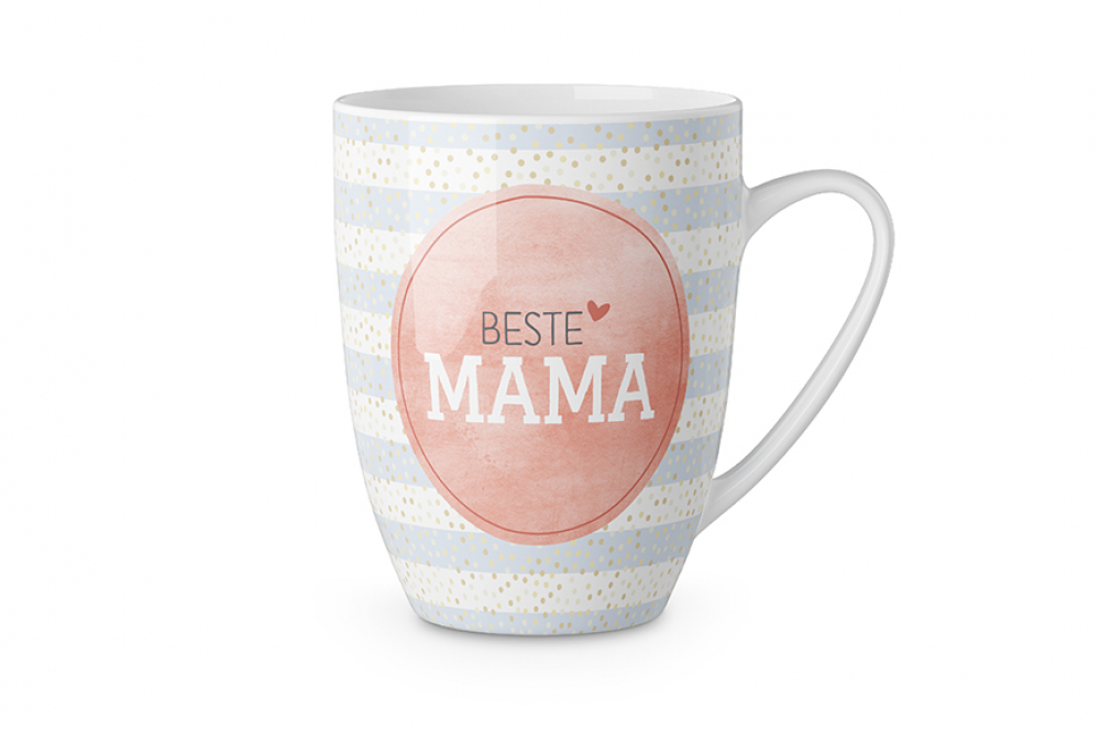 Becher/Tasse "Beste Mama" - Mama & Papa